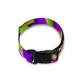 Green Twisted Moving Optical Illusion Dog Collar