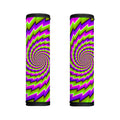 Green Twisted Moving Optical Illusion Handle Covers