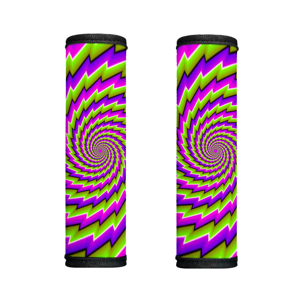 Green Twisted Moving Optical Illusion Handle Covers