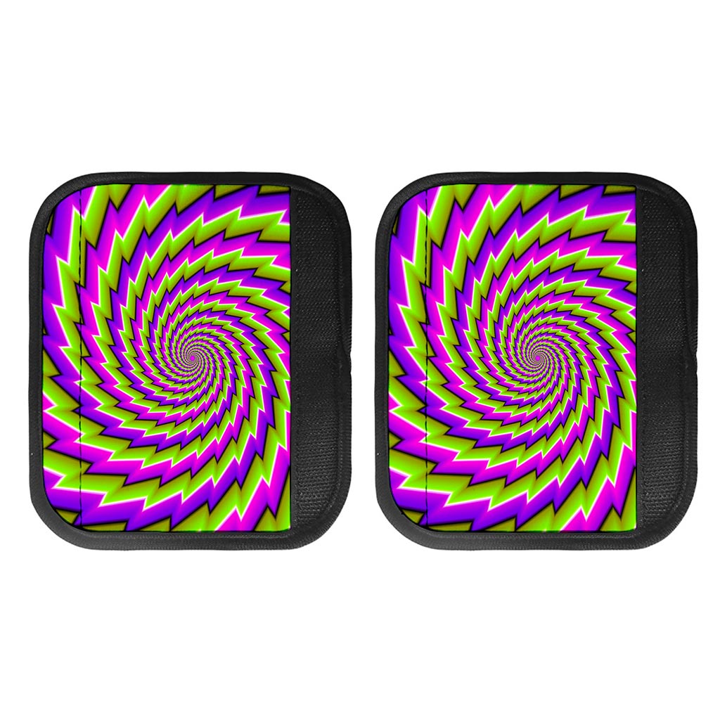 Green Twisted Moving Optical Illusion Handle Covers