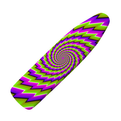 Green Twisted Moving Optical Illusion Ironing Board Cover