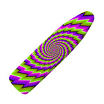 Green Twisted Moving Optical Illusion Ironing Board Cover