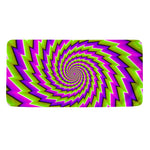 Green Twisted Moving Optical Illusion Towel
