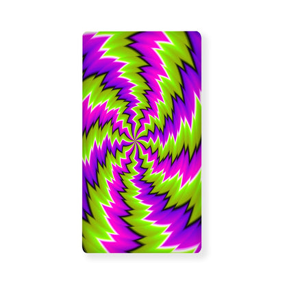 Green Vortex Moving Optical Illusion Baby Crib Sheet