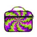 Green Vortex Moving Optical Illusion Briefcase Bible Bag