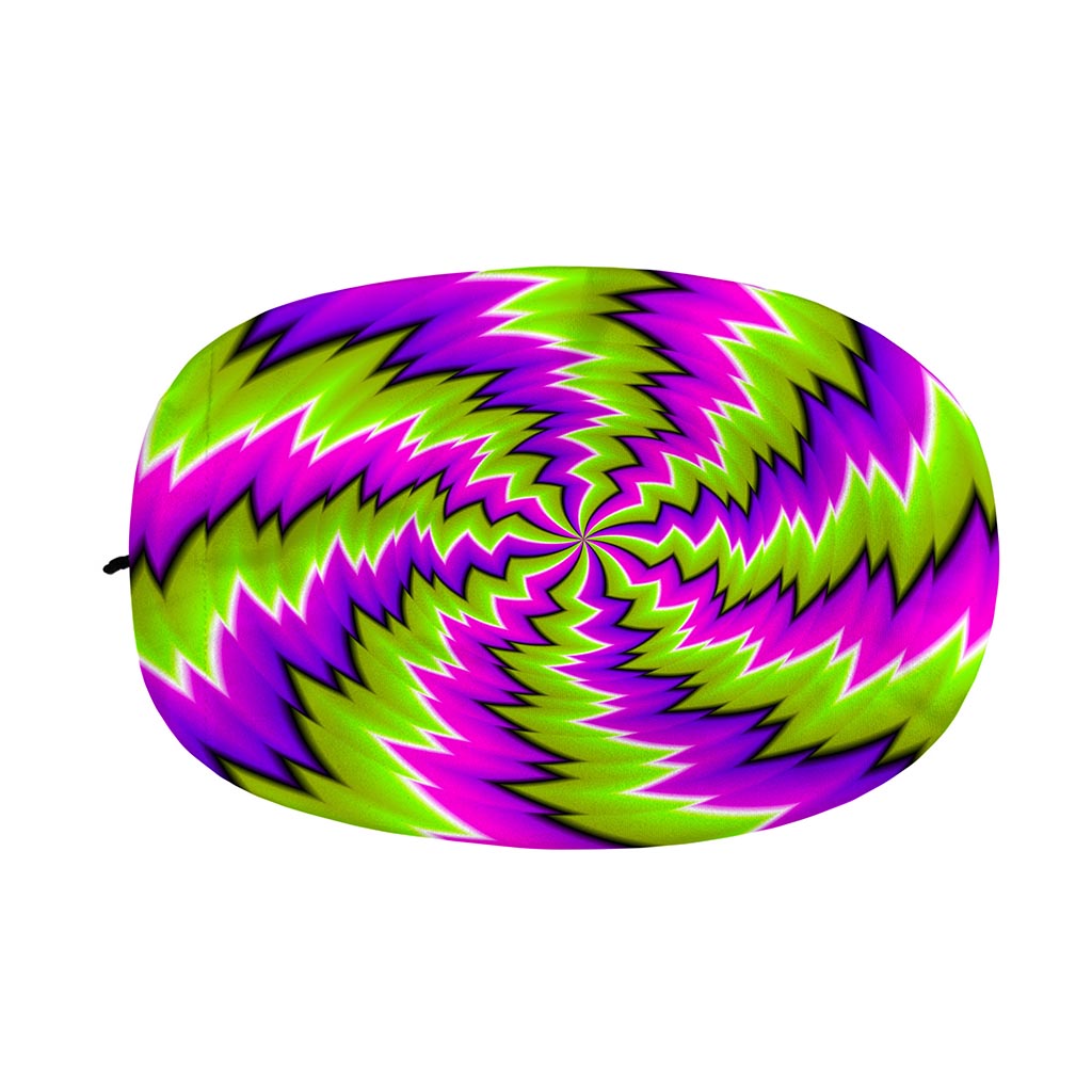 Green Vortex Moving Optical Illusion Car Side Mirror Covers