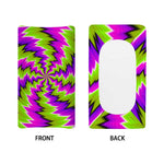 Green Vortex Moving Optical Illusion Changing Pad Cover