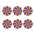 Green Vortex Moving Optical Illusion Coaster Set