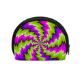 Green Vortex Moving Optical Illusion Coin Purse