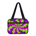 Green Vortex Moving Optical Illusion Double Strap Bible Bag