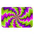 Green Vortex Moving Optical Illusion Indoor Door Mat