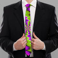 Green Vortex Moving Optical Illusion Necktie