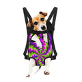 Green Vortex Moving Optical Illusion Pet Carrier Backpack