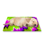 Green Vortex Moving Optical Illusion Pet Cooling Mat Cover