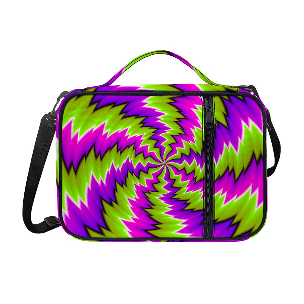 Green Vortex Moving Optical Illusion Shoulder Strap Bible Bag