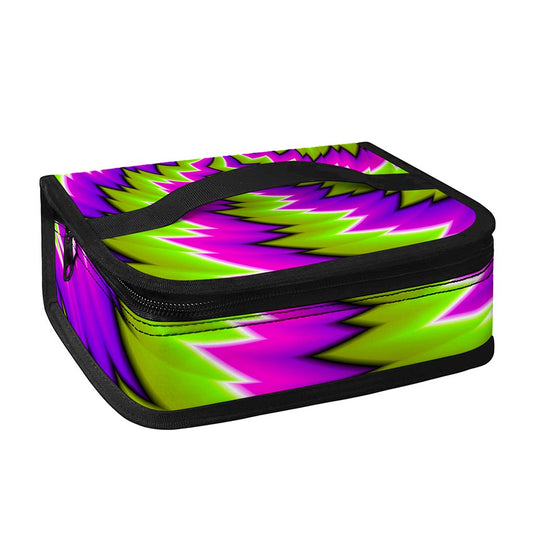 Green Vortex Moving Optical Illusion Small Lunch Bag