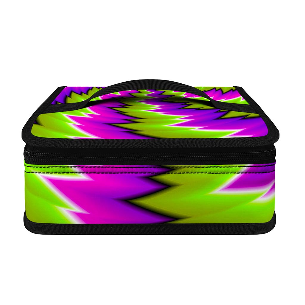 Green Vortex Moving Optical Illusion Small Lunch Bag