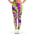 Green Vortex Moving Optical Illusion Women's Leggings