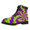 Green Vortex Moving Optical Illusion Work Boots