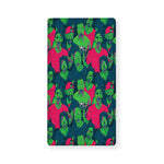 Green Walking Zombie Print Baby Crib Sheet