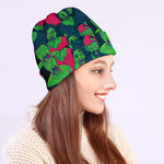Green Walking Zombie Print Beanie