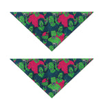 Green Walking Zombie Print Dog Bandana
