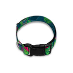 Green Walking Zombie Print Dog Collar