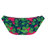 Green Walking Zombie Print Fanny Pack