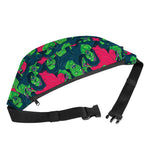 Green Walking Zombie Print Fanny Pack