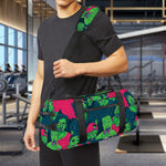 Green Walking Zombie Print Gym Bag