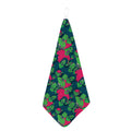 Green Walking Zombie Print Hand Towel
