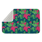 Green Walking Zombie Print Indoor Door Mat
