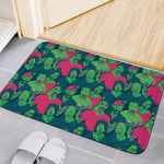 Green Walking Zombie Print Indoor Door Mat