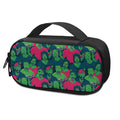 Green Walking Zombie Print Portable Cooler Travel Case