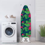 Green Walking Zombie Print Ironing Board Cover