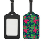 Green Walking Zombie Print Luggage Tag