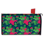Green Walking Zombie Print Mailbox Cover