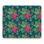 Green Walking Zombie Print Mouse Pad