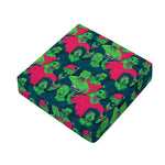 Green Walking Zombie Print Outdoor Seat Cushion Cover