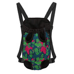 Green Walking Zombie Print Pet Carrier Backpack