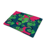 Green Walking Zombie Print Pet Cooling Mat Cover