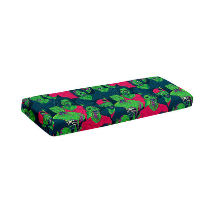 Green Walking Zombie Print Piano Keyboard Cover