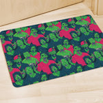 Green Walking Zombie Print Polyester Doormat