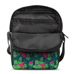 Green Walking Zombie Print Rectangular Crossbody Bag