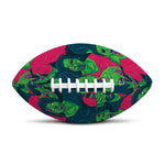 Green Walking Zombie Print Rugby Ball