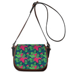 Green Walking Zombie Print Saddle Bag