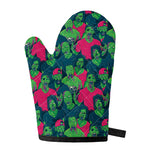 Green Walking Zombie Print Single Oven Mitt