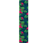 Green Walking Zombie Print Table Runner