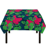 Green Walking Zombie Print Tablecloth