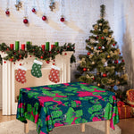 Green Walking Zombie Print Tablecloth